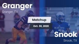 Matchup: Granger  vs. Snook  2020