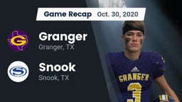 Recap: Granger  vs. Snook  2020