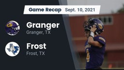 Recap: Granger  vs. Frost  2021