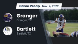 Recap: Granger  vs. Bartlett  2022