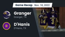 Recap: Granger  vs. D'Hanis  2022