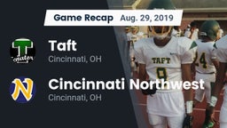 Recap: Taft  vs. Cincinnati Northwest  2019