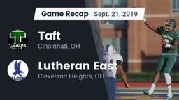 Recap: Taft  vs. Lutheran East  2019