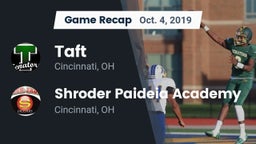Recap: Taft  vs. Shroder Paideia Academy  2019