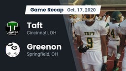 Recap: Taft  vs. Greenon  2020