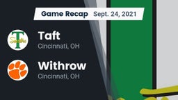 Recap: Taft  vs. Withrow  2021
