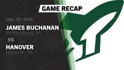 Recap: James Buchanan  vs. Hanover  2016