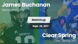Matchup: Buchanan vs. Clear Spring  2017