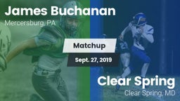 Matchup: Buchanan vs. Clear Spring  2019