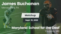 Matchup: Buchanan vs. Maryland School for the Deaf  2020