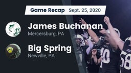 Recap: James Buchanan  vs. Big Spring  2020