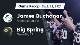 Recap: James Buchanan  vs. Big Spring  2021
