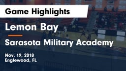 Lemon Bay  vs Sarasota Military Academy Game Highlights - Nov. 19, 2018