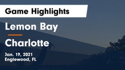 Lemon Bay  vs Charlotte  Game Highlights - Jan. 19, 2021
