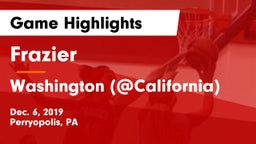 Frazier  vs Washington  (@California) Game Highlights - Dec. 6, 2019