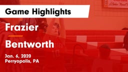Frazier  vs Bentworth  Game Highlights - Jan. 6, 2020