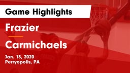 Frazier  vs Carmichaels  Game Highlights - Jan. 13, 2020
