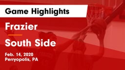 Frazier  vs South Side  Game Highlights - Feb. 14, 2020