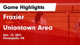 Frazier  vs Uniontown Area  Game Highlights - Dec. 13, 2021