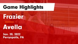 Frazier  vs Avella Game Highlights - Jan. 20, 2022