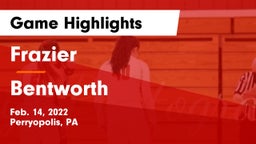 Frazier  vs Bentworth  Game Highlights - Feb. 14, 2022