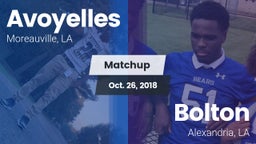 Matchup: Avoyelles vs. Bolton  2018