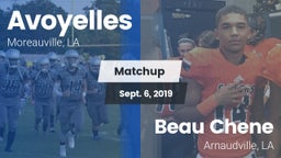 Matchup: Avoyelles vs. Beau Chene  2019