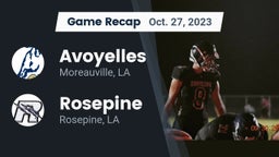 Recap: Avoyelles  vs. Rosepine  2023