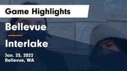 Bellevue  vs Interlake  Game Highlights - Jan. 23, 2022