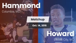 Matchup: Hammond vs. Howard  2016