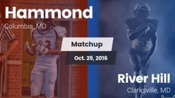 Matchup: Hammond vs. River Hill  2016