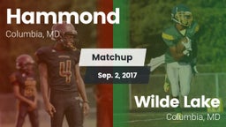 Matchup: Hammond vs. Wilde Lake  2017