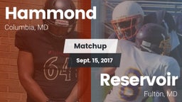 Matchup: Hammond vs. Reservoir  2017