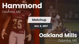 Matchup: Hammond vs. Oakland Mills  2017