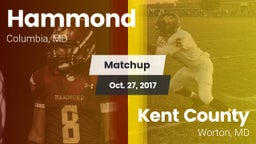 Matchup: Hammond vs. Kent County  2017