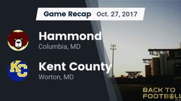 Recap: Hammond vs. Kent County  2017