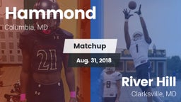 Matchup: Hammond vs. River Hill  2018