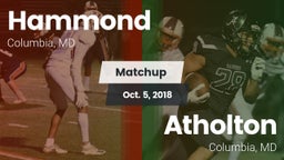 Matchup: Hammond vs. Atholton  2018