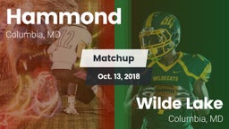Matchup: Hammond vs. Wilde Lake  2018