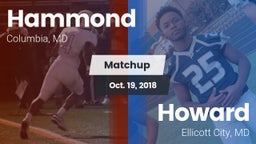 Matchup: Hammond vs. Howard  2018