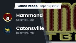 Recap: Hammond vs. Catonsville  2019