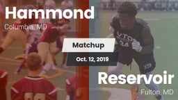 Matchup: Hammond vs. Reservoir  2019