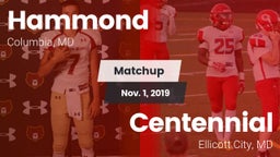 Matchup: Hammond vs. Centennial 2019