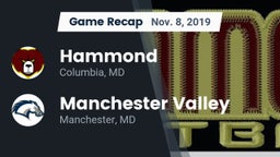 Recap: Hammond vs. Manchester Valley  2019