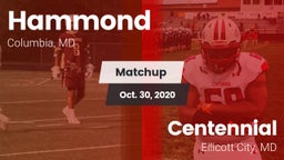 Matchup: Hammond vs. Centennial  2020