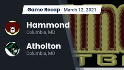 Recap: Hammond vs. Atholton  2021
