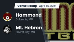 Recap: Hammond vs. Mt. Hebron  2021