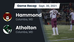 Recap: Hammond vs. Atholton  2021