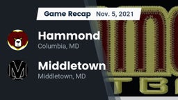 Recap: Hammond vs. Middletown  2021