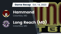Recap: Hammond vs. Long Reach  (MD) 2023